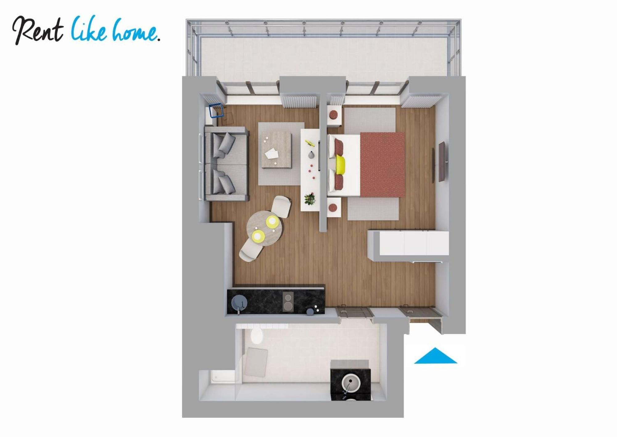 Rent Like Home - Oxygen Wronia 45 II Warszawa Exteriör bild